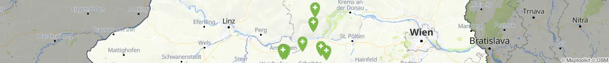 Map view for Pharmacies emergency services nearby Dorfstetten (Melk, Niederösterreich)
